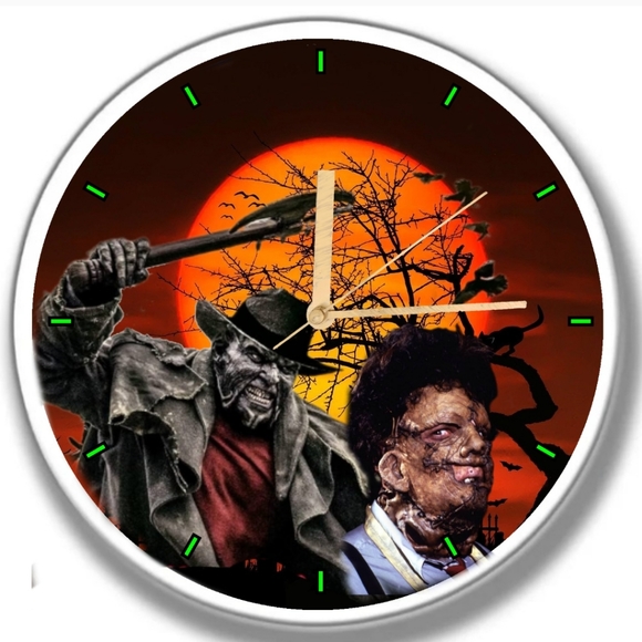 Jeeper Creeper end Leather face clock - Picture 4 of 4